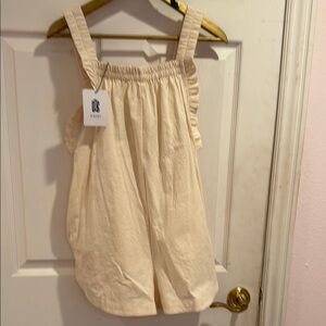 Cream romper by DKNY